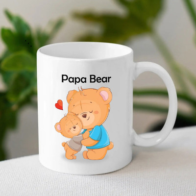 THEELEVEN Ceramic White mug pack of 1 _NEW2422 Ceramic Coffee Mug(350 ml)