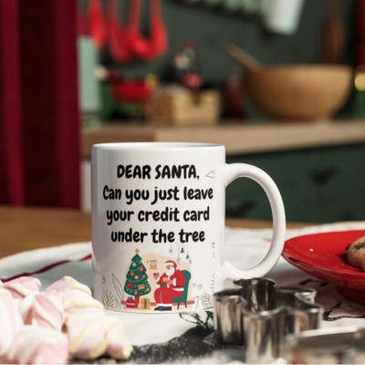 Zipcartz Secret Santa / Christmas Gift: Printed Merry Christmas White Coffee Cup Ceramic Coffee Mug(300 ml)