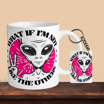 VM MALL 101_What Is I'm Not Like The Others R-R Ceramic Coffee Mug(330 ml)