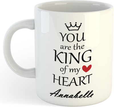 NADN Annabelle,You Are The King Of My Heart,Best Gift For Annabelle_NA Ceramic Coffee Mug(325 ml)