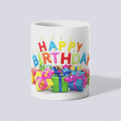 makekart Celebration Ready Birthday - Gifts & Joy in Every Sip Ceramic Coffee Mug(325 ml)