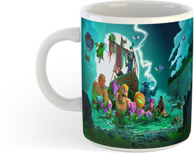 MME CLASH OF CLANS PRINTED_New Ceramic Coffee Mug(325 ml)