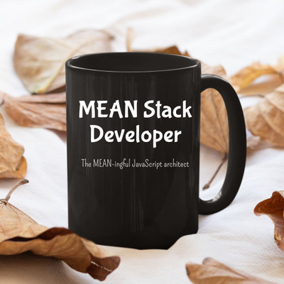 Moon Glow Inspirations Mean Stack Developer Ceramic Coffee Mug(325 ml)