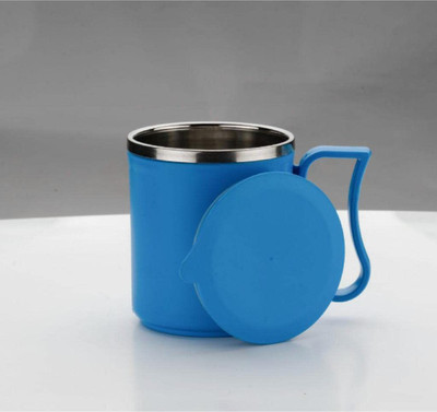 Livronic beautiful Coffee Tea & Coffee Cup with Lid Stainless Steel Coffee (300 ml) Stainless Steel Coffee Mug(300 ml)