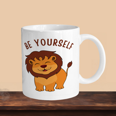 Print Ginnie 101_Be Yourself R Ceramic Coffee Mug(325 ml)