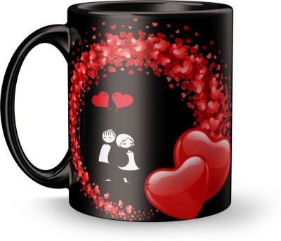 Elegaci Gifts Printed Coffee Valentine Gift,Birthday Gift,Boyfriend And Girl Friends (V17) Ceramic Coffee Mug(320 ml)