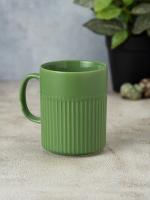 CLAY CRAFT A Versatile & Stylish Milk, 1 Piece Ceramic Coffee Mug(350 ml)