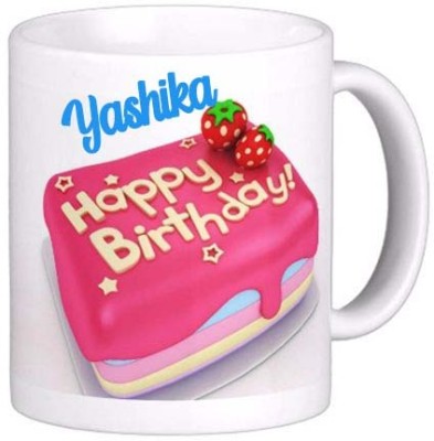 GNS Happy Birthday Gift for Yashika 180 Ceramic Coffee Mug(325 ml)