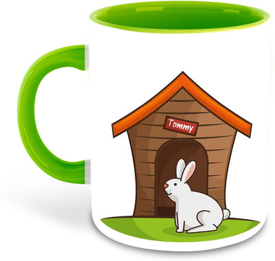 Daddy dream NEW-CSKPetLoverAnimal-340 Ceramic Coffee Mug(325 ml, Pack of 3)