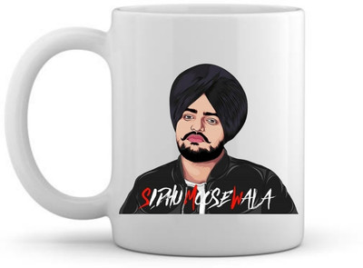 Manorath sidhu moosewala punjabi singer printed coffee mug Ceramic Coffee Mug(345 ml)