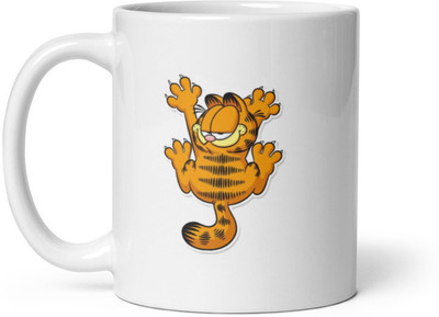 Dr Farfar Yellow cat Ceramic Coffee Mug(350 ml)