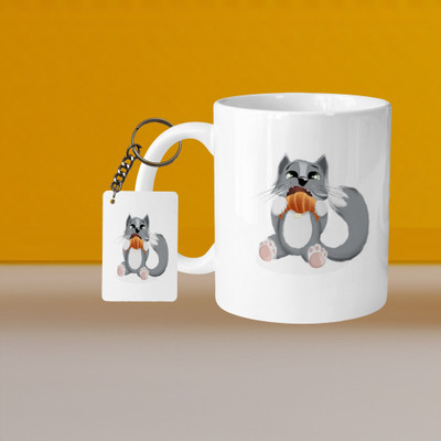 sublix NEW_VM K Letter 01 L Ceramic Coffee Mug(300 ml)