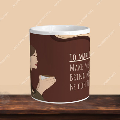 Hunter Studio 101_To Make Me Happy R-A Ceramic Coffee Mug(330 ml, Pack of 2)