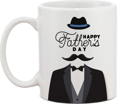 Handicrfat Bazarr World's Greatest Dad for Father's Day Ceramic Coffee Mug(250 ml)