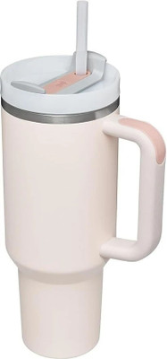 MAHADEV ENTERPRISE Tumbler with Handle and 1 Straw Flip Lid 1200 ml Bottle (Pack of 1, Steel) Stainless Steel Tumbler(1200 ml)