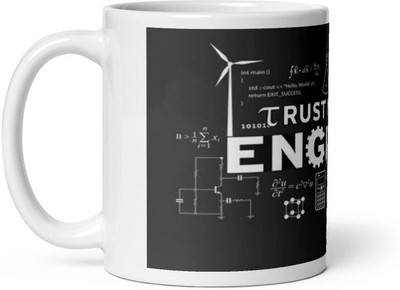 Mr UVD Trust me I'm An Engineer Coffee For Engineers| Friends_MUGG Ceramic Coffee Mug(350 ml)