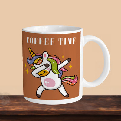 Print Ginnie 101_Coffee Time R Ceramic Coffee Mug(325 ml)