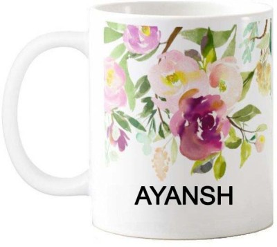 GNS Happy Birthday Gift for Ayansh 076 Ceramic Coffee Mug(325 ml)