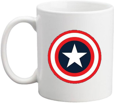 Artefact Captain america shield mug Ceramic Coffee Mug(330 ml)