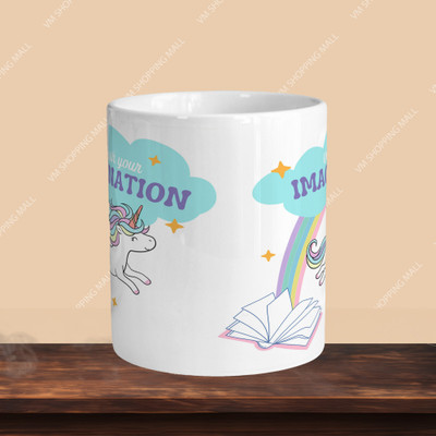 VMSHOPPINGMART 101_Imagination R-A Ceramic Coffee Mug(330 ml, Pack of 2)