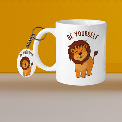 Hunter Studio 101_VM Trust The Process L-A Ceramic Coffee Mug(315 ml, Pack of 2)