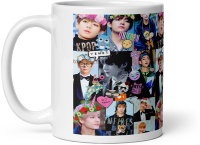 Mr UVD Specially Designed BTS Fan Printeds BT13_MUGG Ceramic Coffee Mug(350 ml)