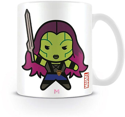 MaddockCorp Marvel Character Printed White Ceramic Coffee Mug(350 ml)