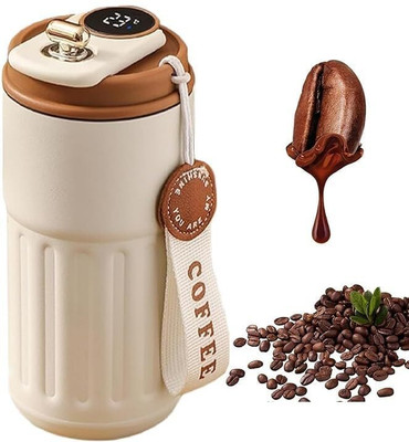 jaswanthstore Coffee Cup Digital Display, Thermos Flasks, 460 ml Stainless Steel Coffee Mug(460 ml)