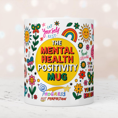 megical gifts THE Mental Health Ceramic Coffee Mug(350 ml)