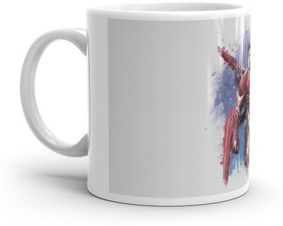 Mr UVD Iron Man Design Graphical Printed Premium Quality_MUGG Ceramic Coffee Mug(350 ml)
