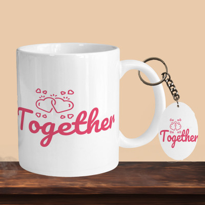 Hunter Studio 101_Together R-O Ceramic Coffee Mug(330 ml, Pack of 2)