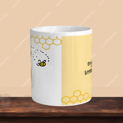 Print Ginnie 101_Enjoy The Little Things L-S Ceramic Coffee Mug(325 ml)