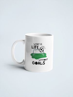 Epic Merch What is life without goals Ceramic Coffee Mug(350 ml)