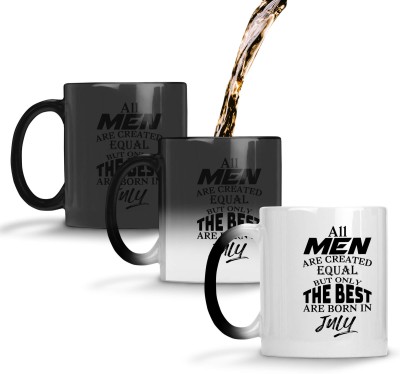 YuBingo July Birthday - Only the Best Men Are Born in July Ceramic Coffee Mug(310 ml)