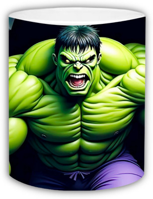 RSRCreations The Hulk 11oz Printed Coffee Ceramic Coffee Mug(350 ml)