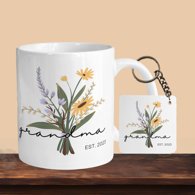 Print Ginnie 101_Grandma R-S Ceramic Coffee Mug(325 ml)