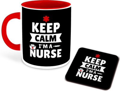 RADANYA PACK 2_Doctor-CM-10610 Ceramic Coffee Mug(352 ml, Pack of 2)