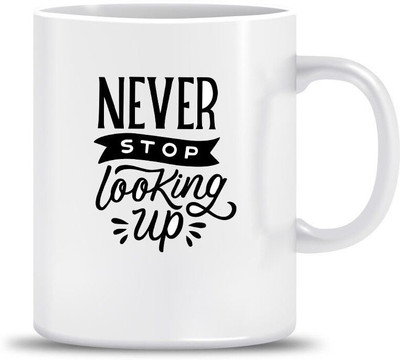 The Eleven Store Ceramic White mug pack of 1 Customized designs_MKH957 Ceramic Coffee Mug(350 ml)