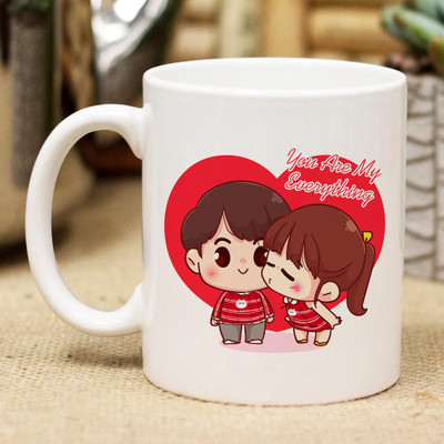 Flipkart SmartBuy You Are My Everything Ceramic Coffee Mug(300 ml)