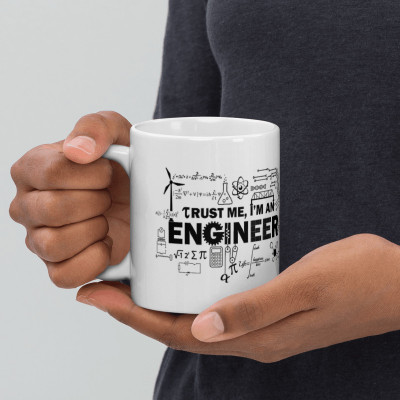 Mr UVD 1Trust Me I'm an Engineer_MUGG Ceramic Coffee Mug(350 ml)