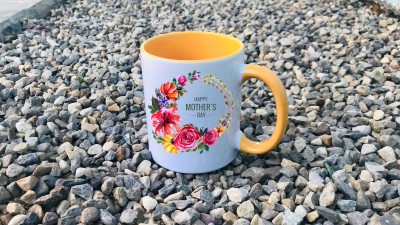 PRINT YOUR DREAM Happy mothers day Theme Ceramic Printed Coffee Ceramic Coffee Mug(330 ml)