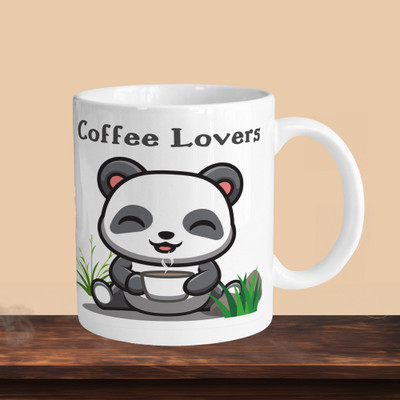 Print Ginnie 101_Coffee Lovers R Ceramic Coffee Mug(325 ml)
