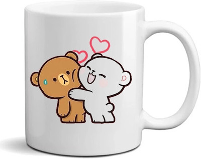 Mr UVD Bubu Dudu Designer Printed Coffee 59_MUGG Ceramic Coffee Mug(350 ml)