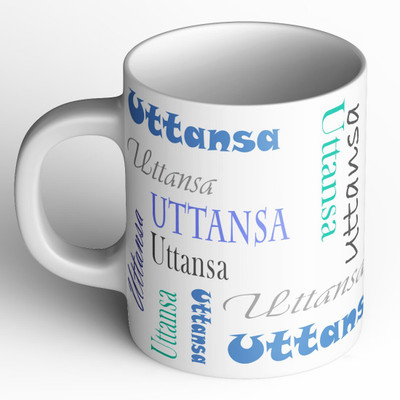 Abaronee 1010_Uttansa b005 in name Ceramic Coffee Mug(350 ml)