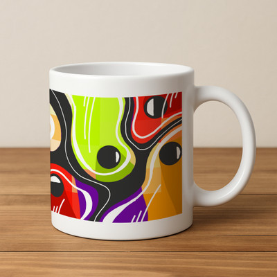 Asthetica Mugnificent Chaos Ceramic Coffee Mug(295 ml)