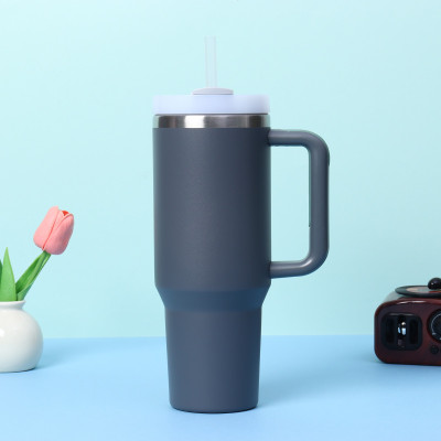 VHD Tumbler with Lid & Straw | Insulated Reusable Stainless Steel Tumbler Stainless Steel Tumbler(1200 ml)