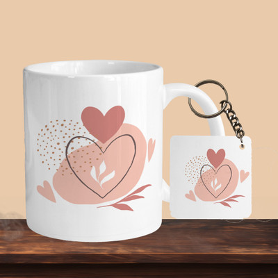 Print Ginnie 101_Love 01 R-S Ceramic Coffee Mug(325 ml)