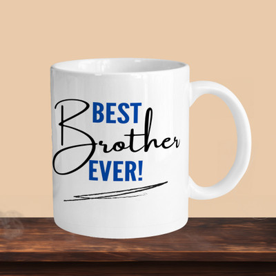 Print Ginnie 101_Best Brother Ever R Ceramic Coffee Mug(325 ml)