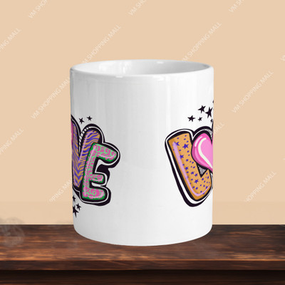 Print Ginnie 101_VM Booo L-O Ceramic Coffee Mug(325 ml)