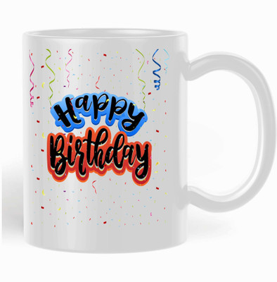 BLISSart NEW_BLS-PM-KP549-W Ceramic Coffee Mug(350 ml)